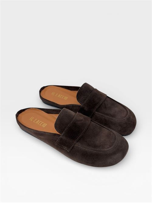 Sabot Mocassino in Camoscio Testa di Moro IL LACCIO | 5312VELOURTESTA DI MORO